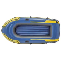 Barcă gonflabilă Intex Challenger 2 (68367) Blue Yellow photo 2