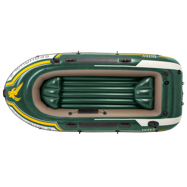 Надувная лодка Intex Seahawk 3 (68380) Зелёный Желтый photo 2