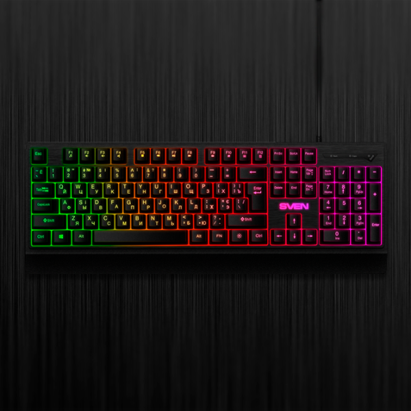 Клавиатура Sven KB-C7150EL Проводная/ Черный photo 5 Клавиатура Sven KB-C7150EL Проводная/ Черный photo 5