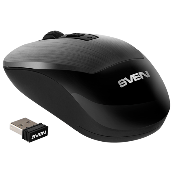 Mouse Sven RX-380W USB/ Dark Silver photo 3