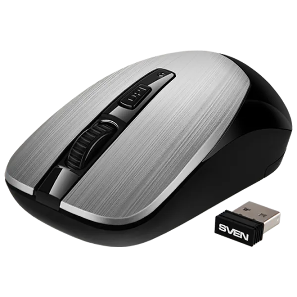 Mouse Sven RX-380W USB/ Silver photo 2