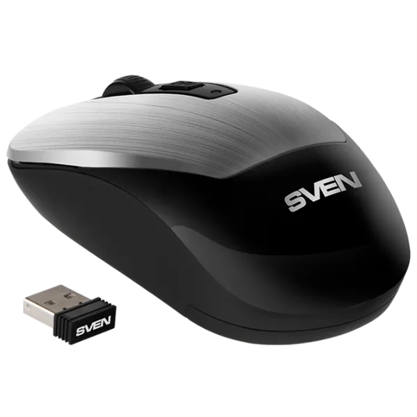 Mouse Sven RX-380W USB/ Silver photo 3