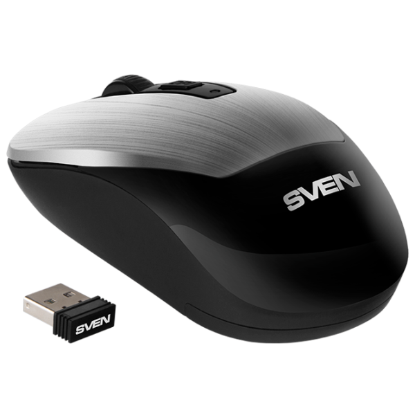 Mouse Sven RX-380W USB/ Silver photo 3