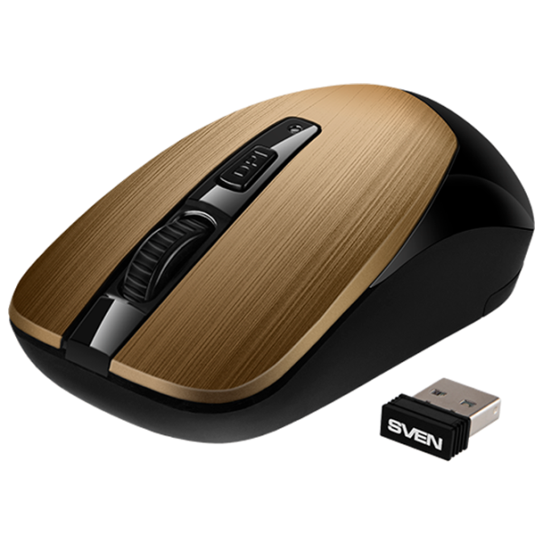 Mouse Sven RX-380W USB/ Bronze photo 2