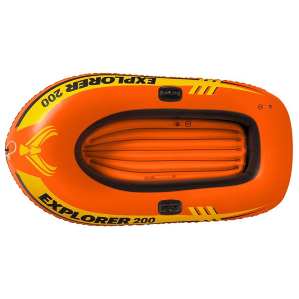 Надувная лодка Intex Explorer 200 (58330) Оранжевый Желтый photo 2