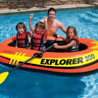 Barcă gonflabilă Intex Explorer 300 (58332) Orange Yellow photo 3