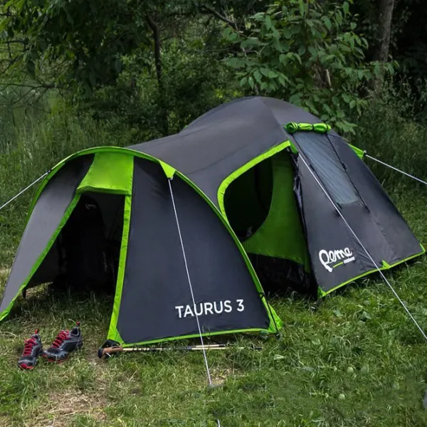 Палатка Peme Taurus 3 Зелёный Черный photo 3