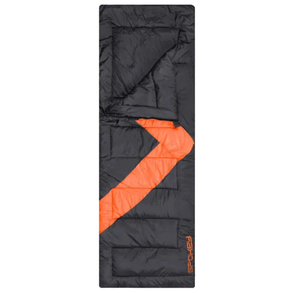 Спальный мешок Spokey Twin Right (929507) Polyester/ Черный Оранжевый photo 2