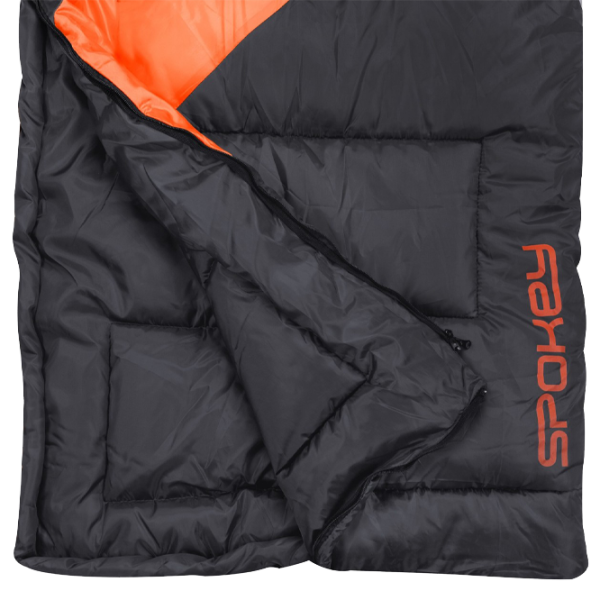 Спальный мешок Spokey Twin Right (929507) Polyester/ Черный Оранжевый photo 3
