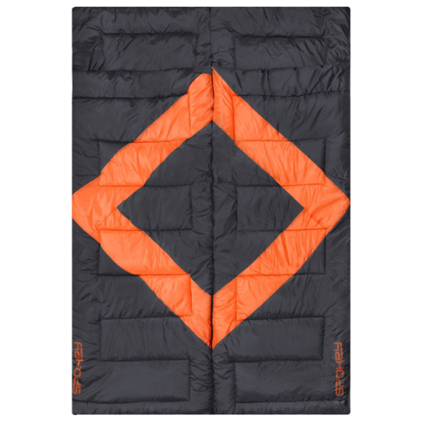 Спальный мешок Spokey Twin Right (929507) Polyester/ Черный Оранжевый photo 7