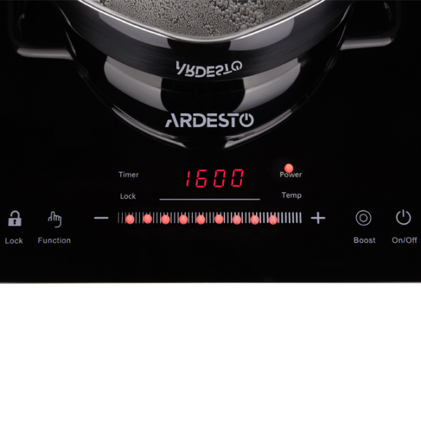 Настольная плита Ardesto ICS-B118 Индукционная/ Черный photo 4 Настольная плита Ardesto ICS-B118 Индукционная/ Черный photo 4
