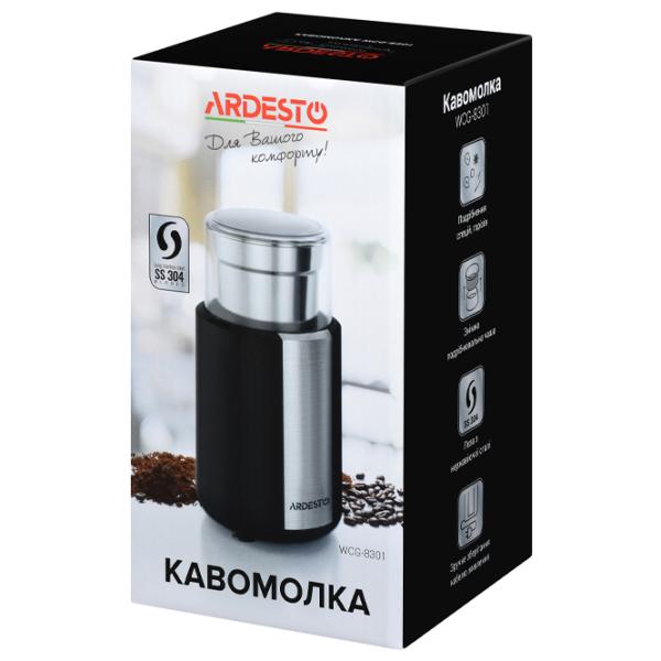 Râșniță de cafea Ardesto WCG-8301 Cuțit rotativ/ 60 g/ Black photo 7