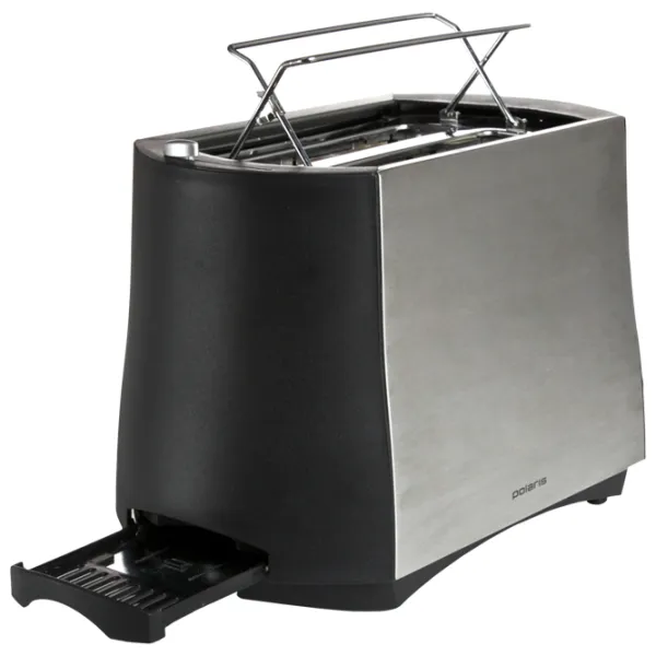 Тостер Polaris PET0804A Механическое/ 800 Вт/ Нержавеющая сталь photo 4