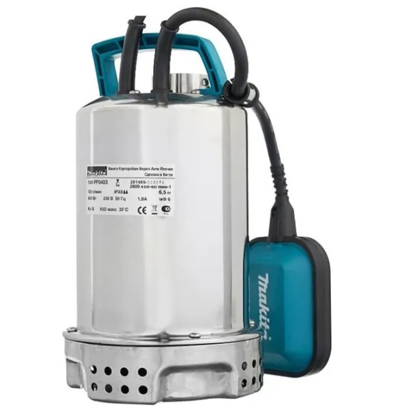 Погружной насос Makita PF0403 400 Вт 7200 л/ ч photo 4
