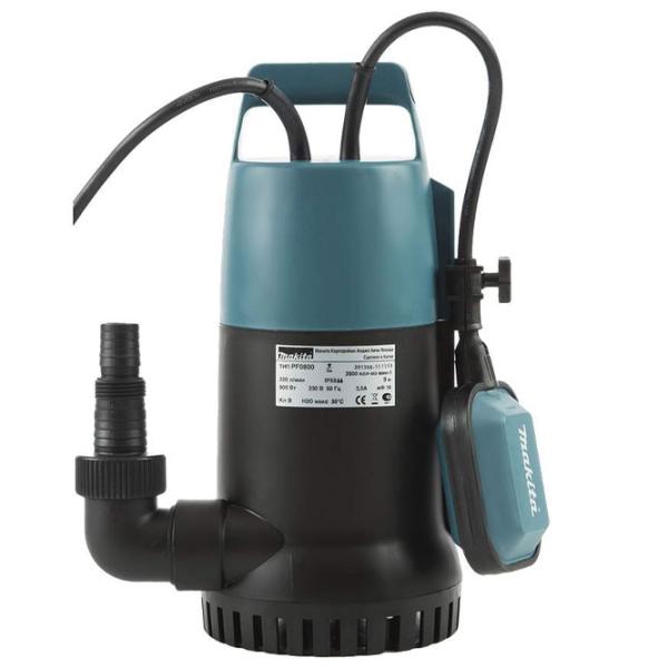 Pompa submersibilă Makita PF0800 800 W 13200 l/ h photo 2