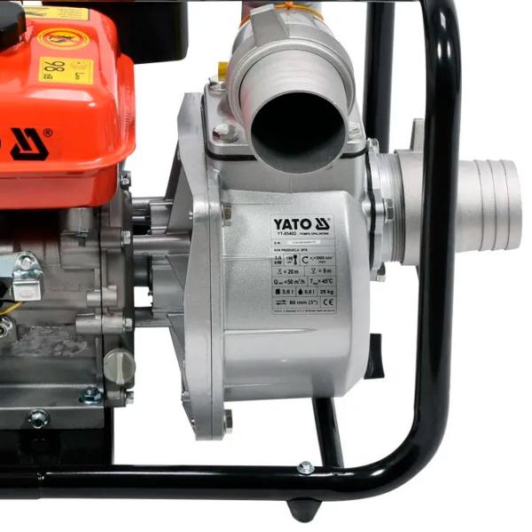 Мотопомпа Yato YT-85402 48000 л/ ч 4000 Вт/ Дизель photo 5