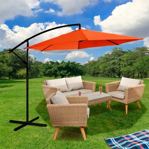 Umbrelă de grădină Jumi OM-710238 Black Orange photo 6