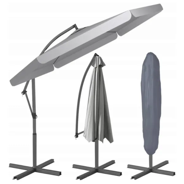 Umbrelă de grădină FunFit 1621 Gray Gray photo 2