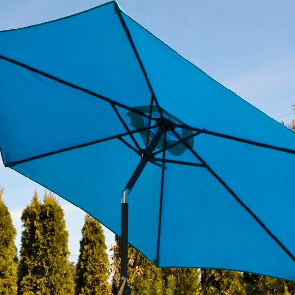 Зонт садовый Saska Garden Umbrella Черный Синий photo 5