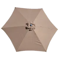 Зонт садовый Saska Garden Umbrella Черный Бежевый photo 2