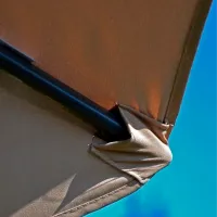 Зонт садовый Saska Garden Umbrella Черный Бежевый photo 4