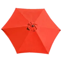 Зонт садовый Saska Garden Umbrella Черный Оранжевый photo 2