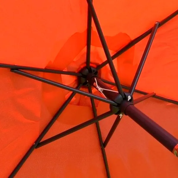 Umbrelă de grădină Saska Garden Umbrella Black Orange photo 3