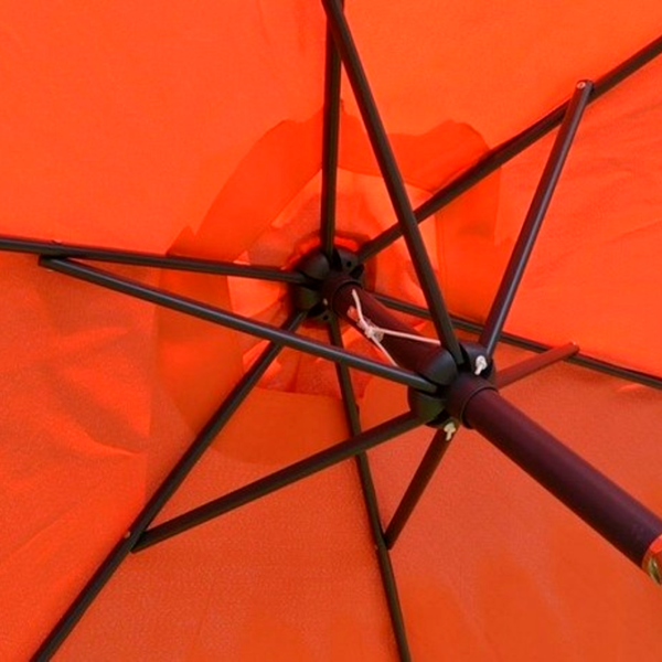 Umbrelă de grădină Saska Garden Umbrella Black Orange photo 3