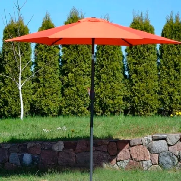Umbrelă de grădină Saska Garden Umbrella Black Orange photo 5