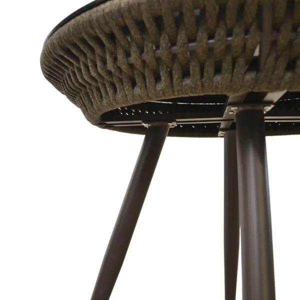 Masă de grădină DecoPrim Fiesta B125 Rotund/ Black Gray photo 3 Masă de grădină DecoPrim Fiesta B125 Rotund/ Black Gray photo 3