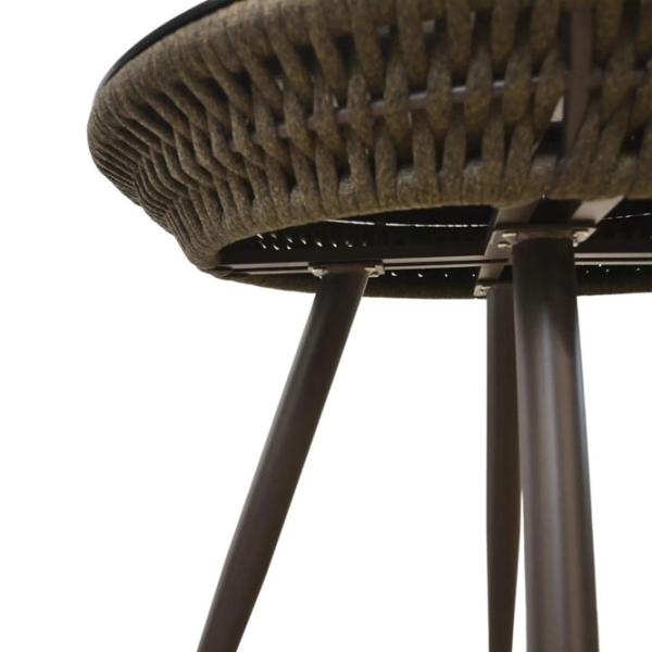 Masă de grădină DecoPrim Fiesta B125 Rotund/ Black Gray photo 3 Masă de grădină DecoPrim Fiesta B125 Rotund/ Black Gray photo 3