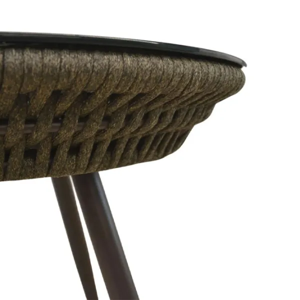 Masă de grădină DecoPrim Fiesta B125 Rotund/ Black Gray photo 4 Masă de grădină DecoPrim Fiesta B125 Rotund/ Black Gray photo 4