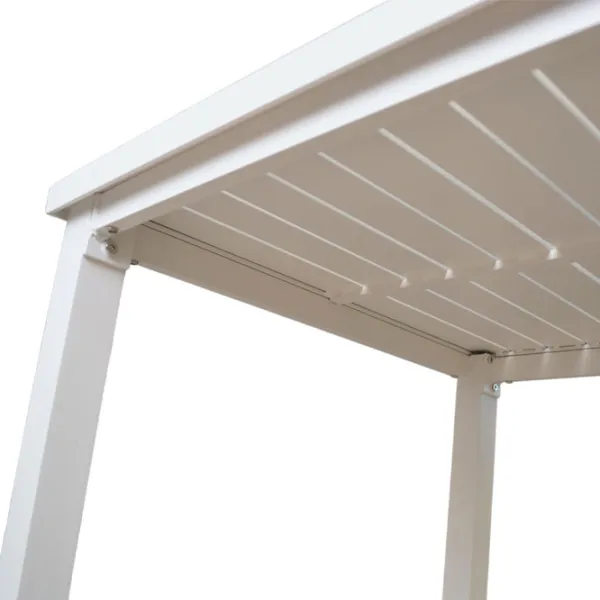 Masă de grădină DecoPrim GARDEN 8636 Pătrat/ White photo 4