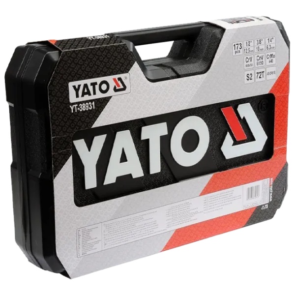 Набор ключей с трещоткой Yato 38931 Количество в наборе: 173 шт. photo 3