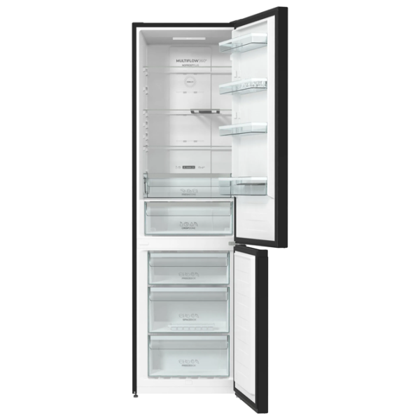 Frigider Gorenje NRK 6201 SYBK cu congelator jos 331 l / 200 cm / Black photo 6