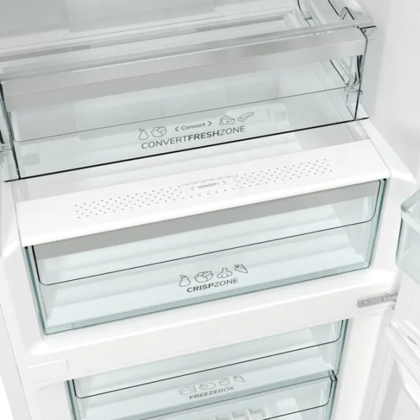 Frigider Gorenje NRK 6201 SYW cu congelator jos 331 l / 200 cm / White photo 7