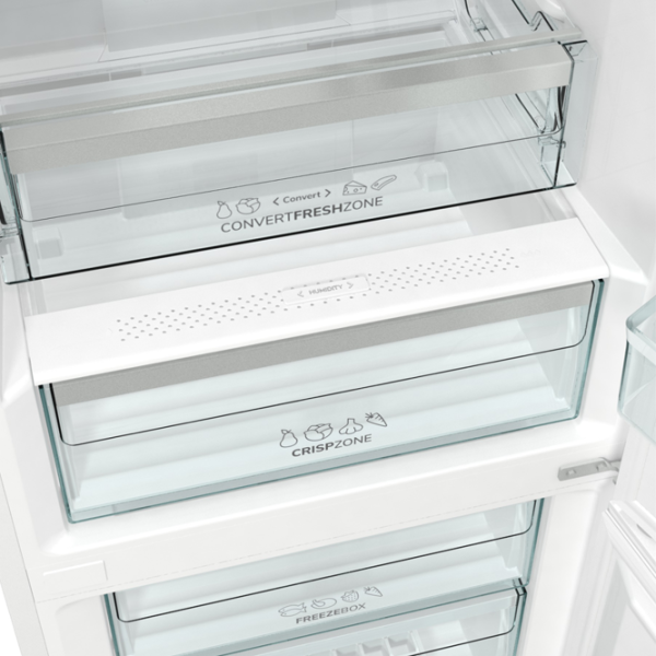 Frigider Gorenje NRK 6201 SYW cu congelator jos 331 l / 200 cm / White photo 7