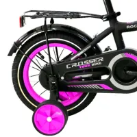 Bicicletă Crosser C13 12" Oțel/ Pink Black photo 4