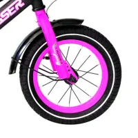 Bicicletă Crosser C13 12" Oțel/ Pink Black photo 6