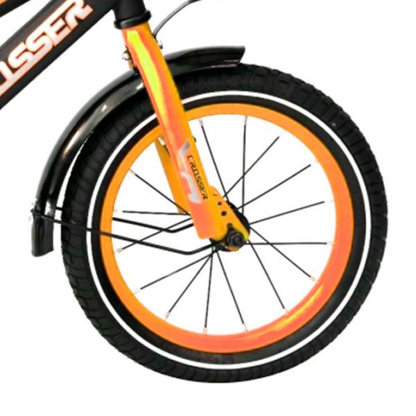 Велосипед Crosser C13 14" Сталь/ Оранжевый Черный photo 3 Велосипед Crosser C13 14" Сталь/ Оранжевый Черный photo 3