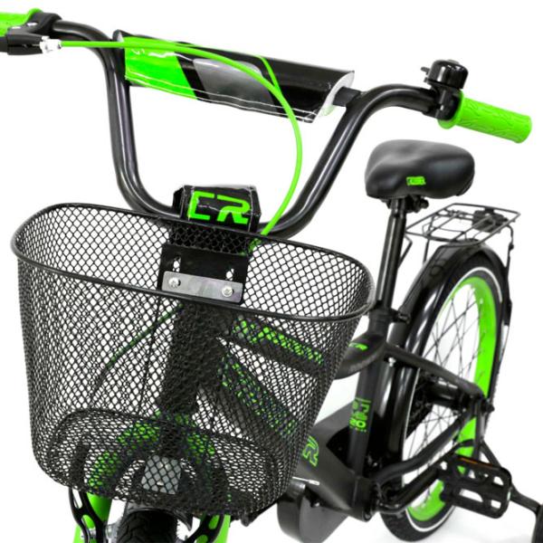 Bicicletă Crosser C13 16" Oțel/ Green Black photo 5