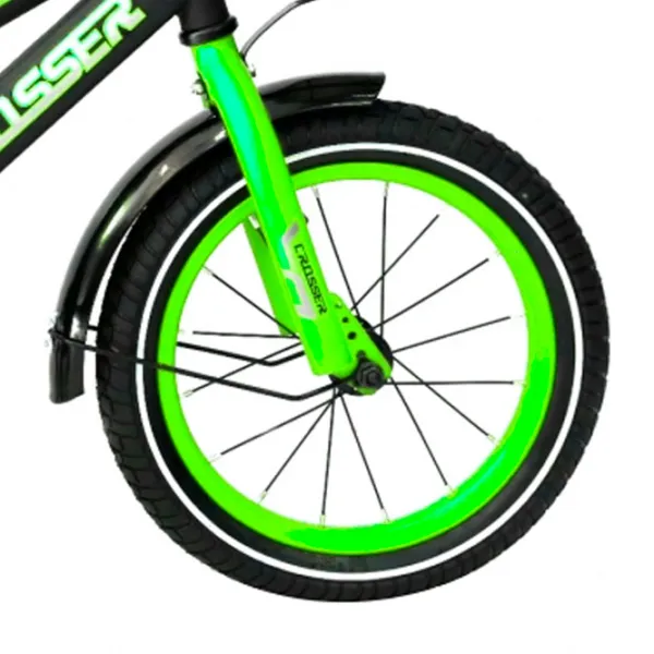 Велосипед Crosser C13 14" Сталь/ Зелёный Черный photo 4 Велосипед Crosser C13 14" Сталь/ Зелёный Черный photo 4
