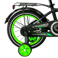 Bicicletă Crosser C13 14" Oțel/ Green Black photo 5