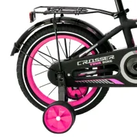 Bicicletă Crosser C13 14" Oțel/ Pink Black photo 2