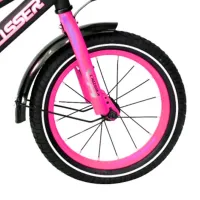 Bicicletă Crosser C13 14" Oțel/ Pink Black photo 3