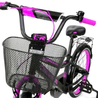 Bicicletă Crosser C13 14" Oțel/ Pink Black photo 5