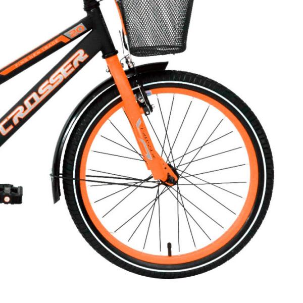 Bicicletă Crosser C13 20" Oțel/ Orange Black photo 3 Bicicletă Crosser C13 20" Oțel/ Orange Black photo 3