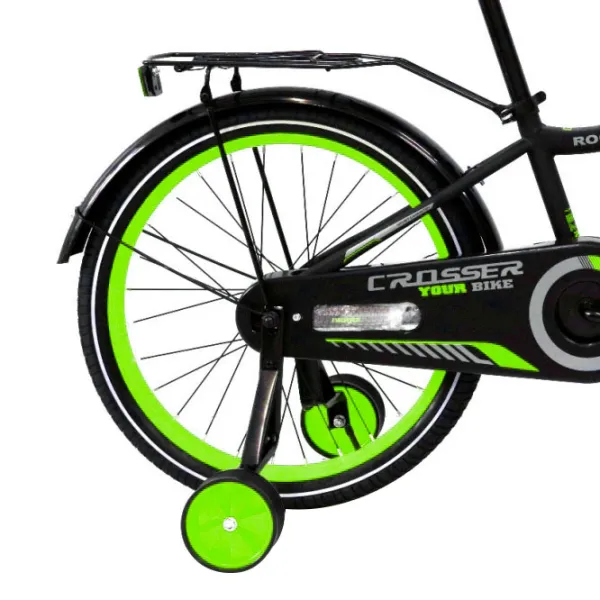 Bicicletă Crosser C13 20" Oțel/ Green Black photo 2 Bicicletă Crosser C13 20" Oțel/ Green Black photo 2