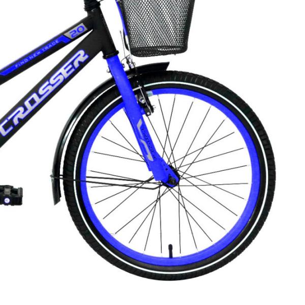 Bicicletă Crosser C13 20" Oțel/ Blue Black photo 3 Bicicletă Crosser C13 20" Oțel/ Blue Black photo 3
