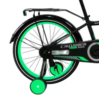 Bicicletă Crosser C13 20" Oțel/ Turquoise Black photo 2